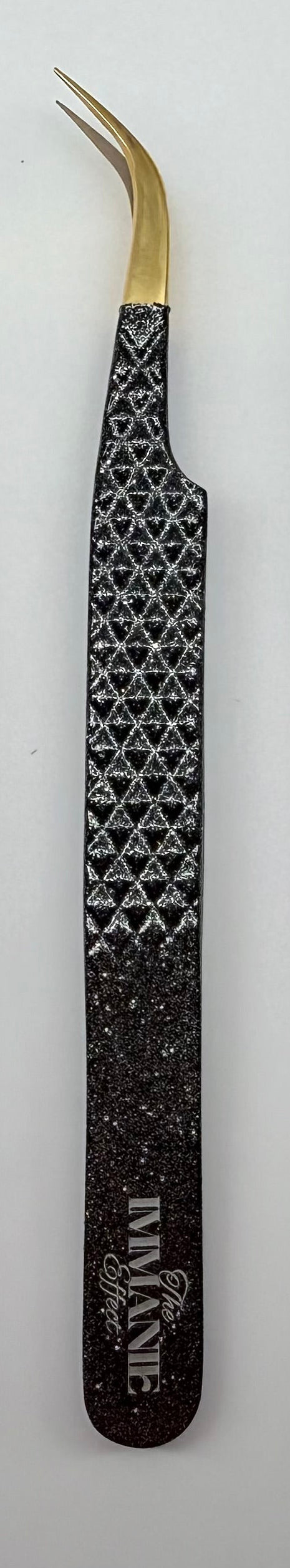 Fiber Tip Slight Curve Tweezers