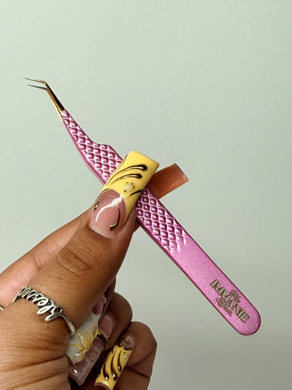 Fiber Tip 45 Degree Isolation Tweezers