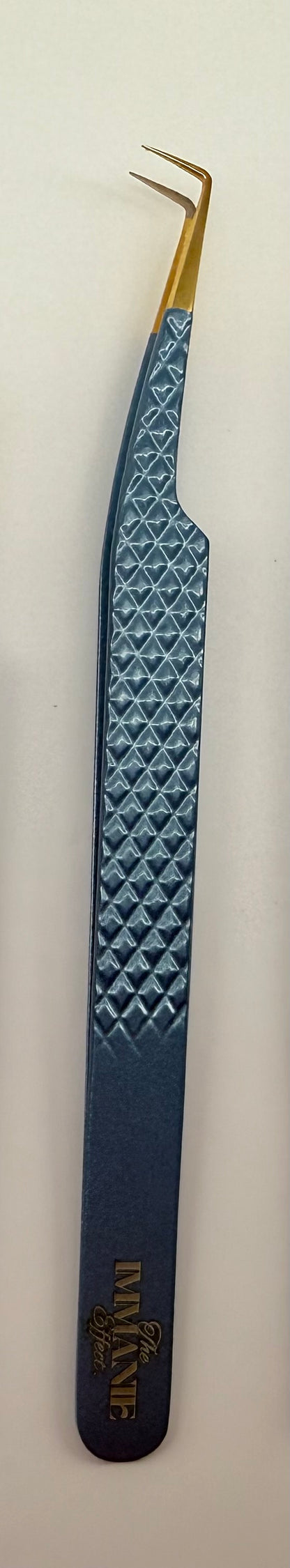 Fiber Tip 90 Degree Slim Boot Tweezers