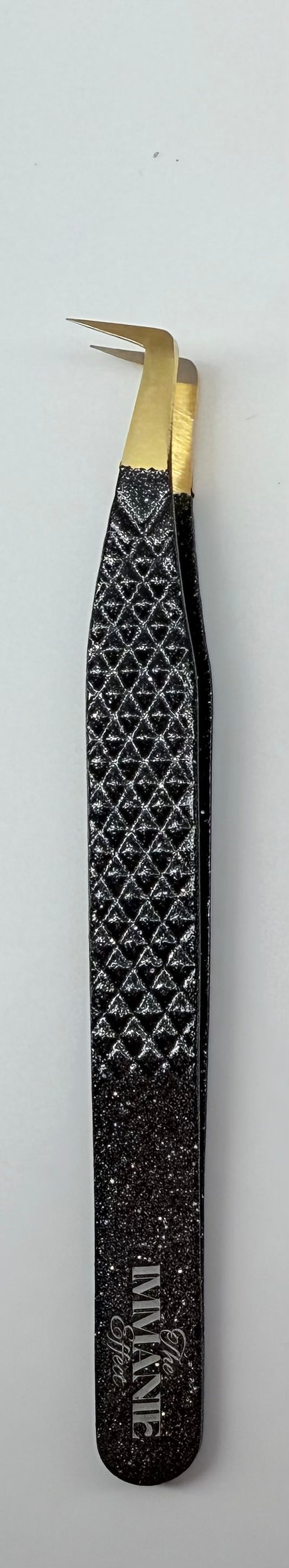 Fiber Tip Thick 90 Degree Curve Tweezers